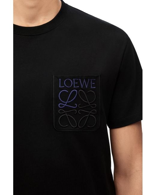 Loewe Multicolor Luxury Relaxed Fit T-shirt In Cotton for men