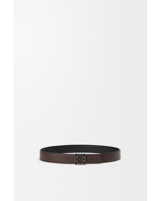 Loewe White Reversible Anagram Belt for men