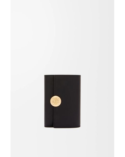 Loewe White Pebble Small Vertical Wallet