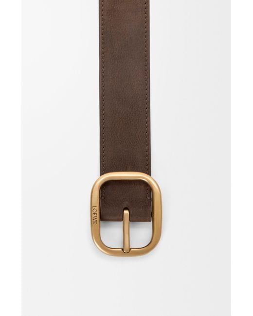 Loewe White Rounded Soft Belt