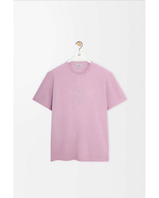 Loewe Pink Relaxed Fit T-Shirt for men