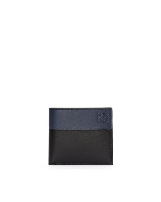 Loewe White Bifold Coin Wallet In Shiny Calfskin for men