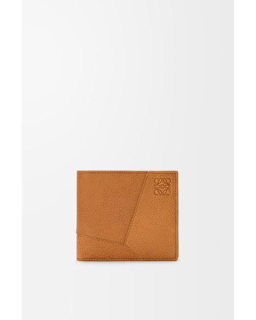 Loewe White Puzzle Bifold Coin Wallet for men