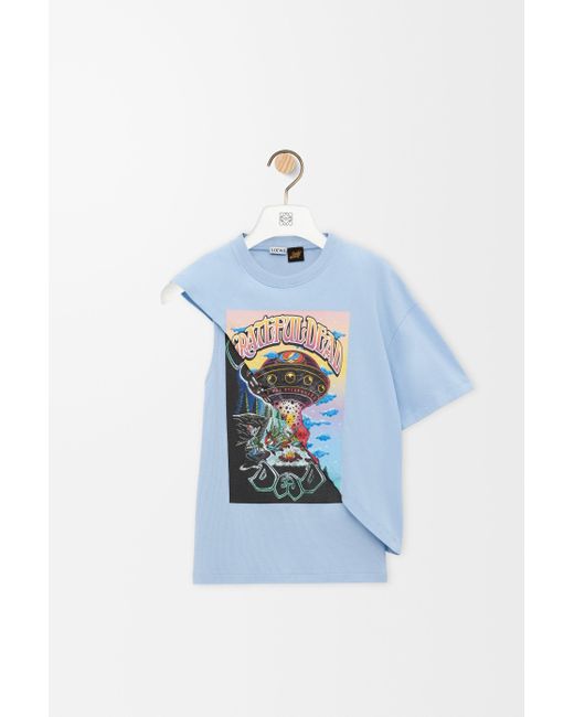 Loewe Blue Draped Top