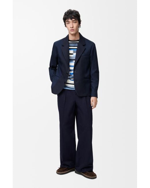 Loewe Blue Hybrid Jacket for men
