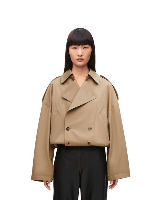 Loewe Natural Luxury Balloon Jacket In Cotton For