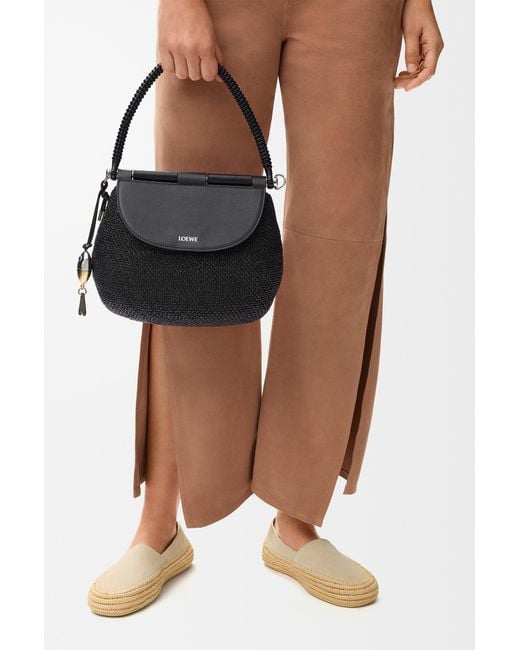 Loewe Black Medium Pescador Bag