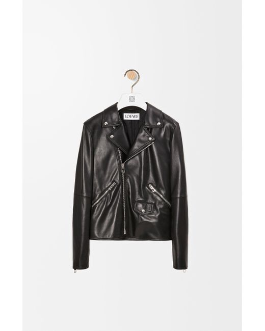 Loewe Black Biker Jacket for men