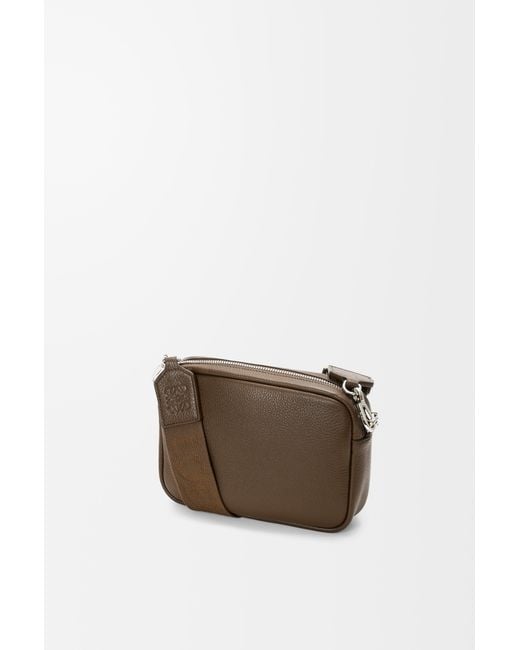 Loewe Brown Small Pebble Messenger Bag for men