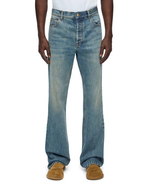 Loewe Blue Bootleg Jeans In Denim for men