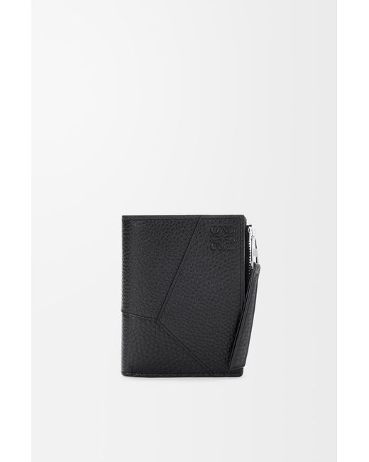 Loewe White Puzzle Slim Compact Wallet for men