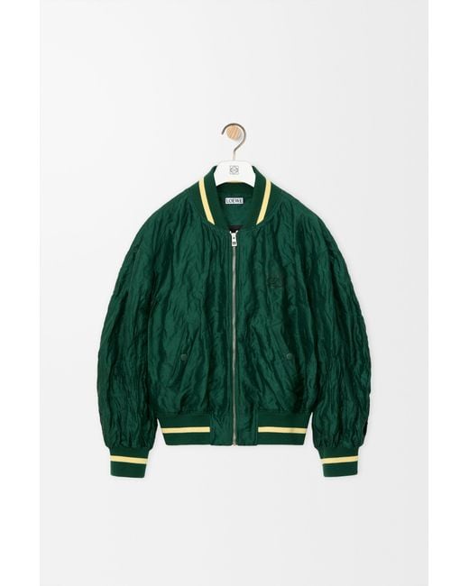 Loewe Green Bomber Jacket