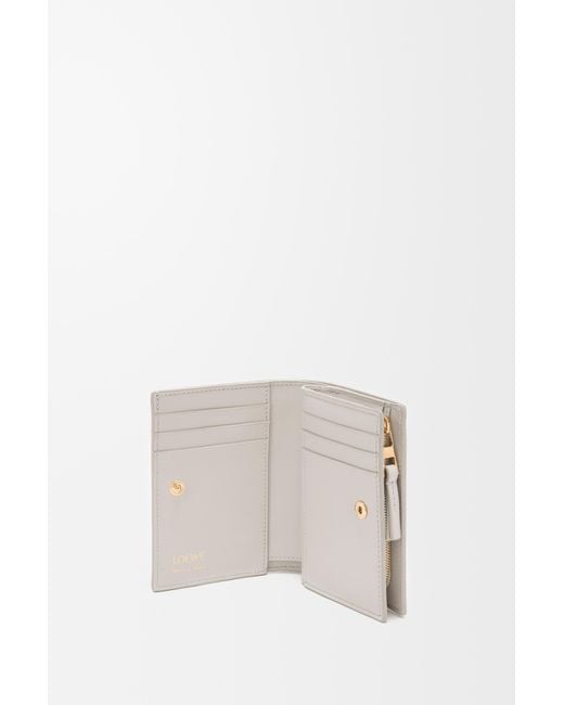 Loewe White Duet Compact Wallet