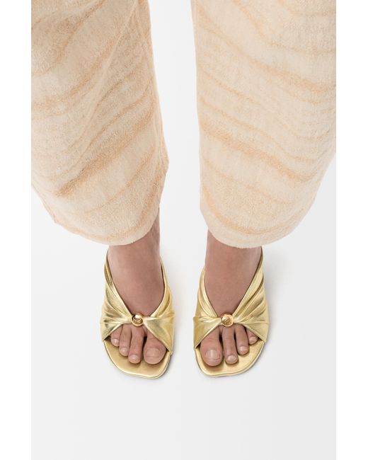 Loewe Metallic Pebble Soft Slide