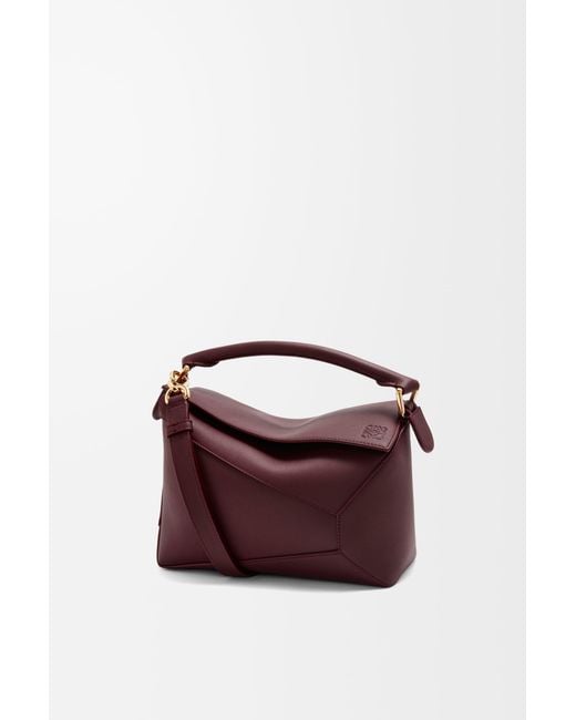 Loewe Red Small Puzzle Edge Bag