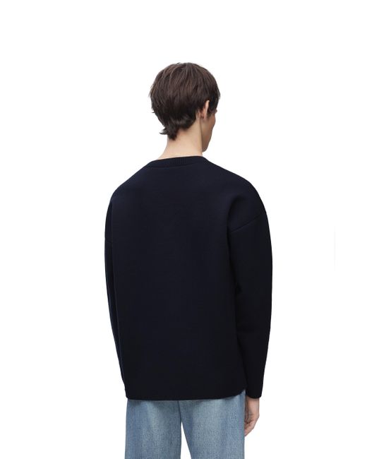 Loewe Blue Anagram Sweatshirt for men