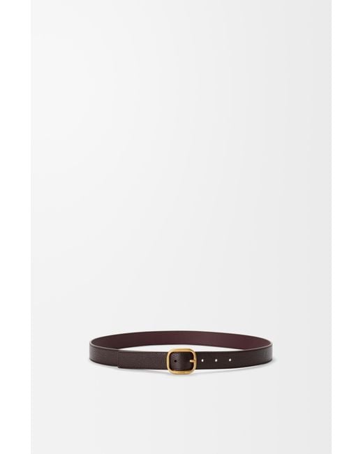 Loewe White Rounded Soft Belt