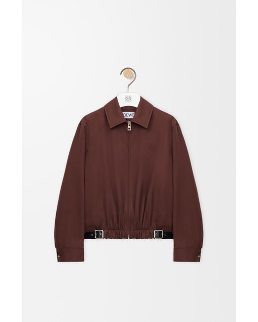 Loewe Brown Belted Jacket