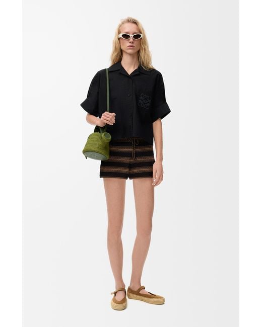 Loewe Blue Short Sleeve Shirt