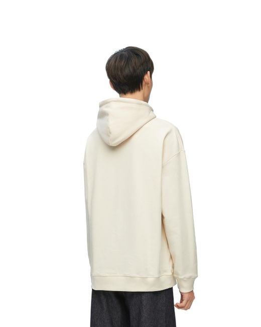 Loewe Natural Luxury Relaxed Fit Hoodie In Cotton For for men