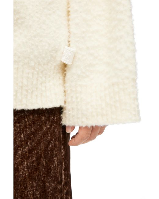 Loewe Natural Luxury Cardigan In Wool Blend for men
