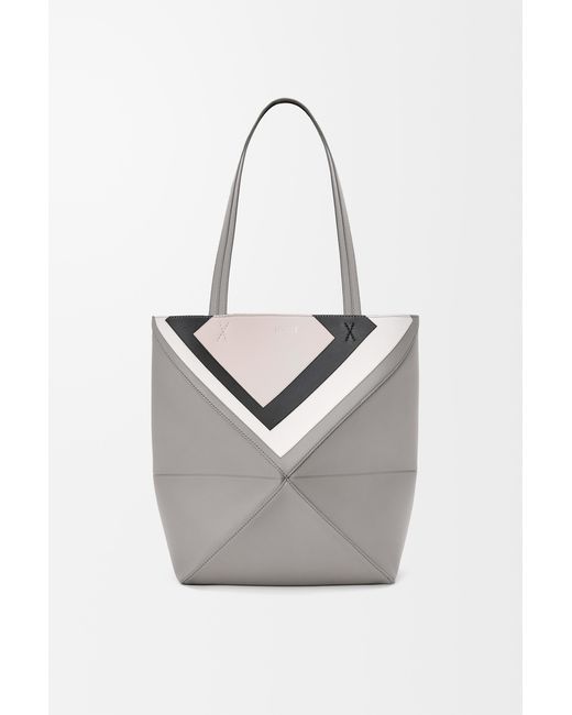 Loewe Gray Medium Puzzle Fold Tote