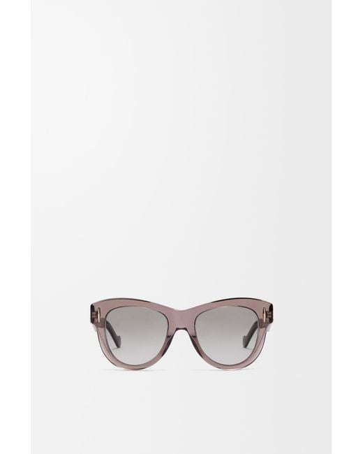 Loewe White Vintage Screen Sunglasses For