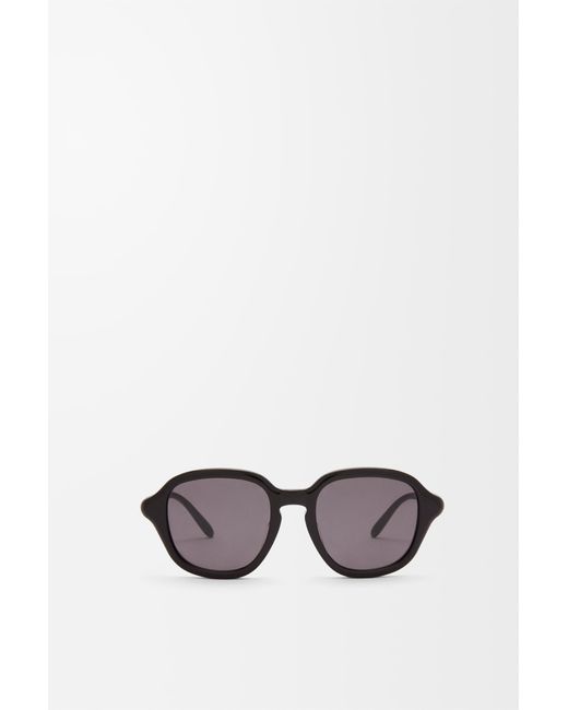 Loewe Black Alpha Slim Sunglasses Hombre for men
