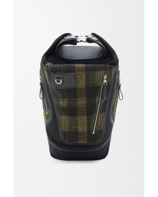 Loewe Black Flex Roll-Top Backpack for men