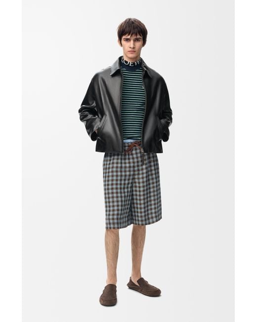 Loewe Black Zip-Up Jacket for men