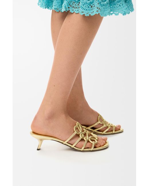 Loewe Metallic Petal Anagram Slide