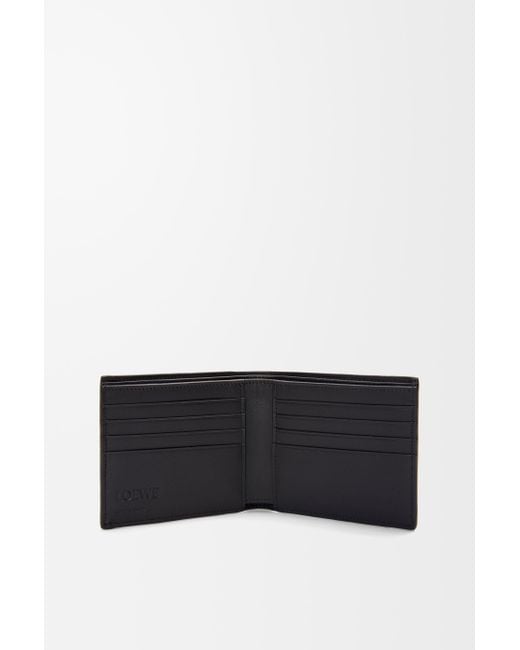 Loewe White Mini Bifold Luxury Leather Wallet for men