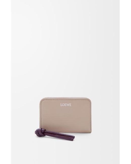 Loewe Purple Zipped Coin Purse