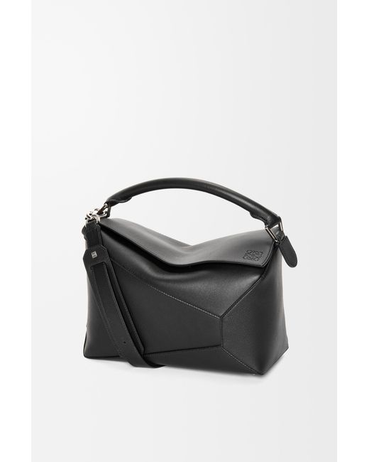 Loewe Black Medium Puzzle Edge Bag