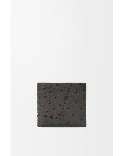 Loewe White Puzzle Bifold Coin Wallet for men