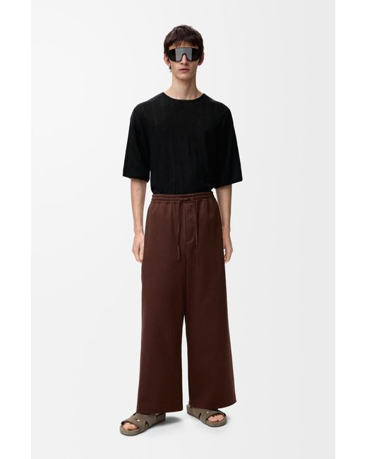 Loewe Black Short Sleeve Top for men