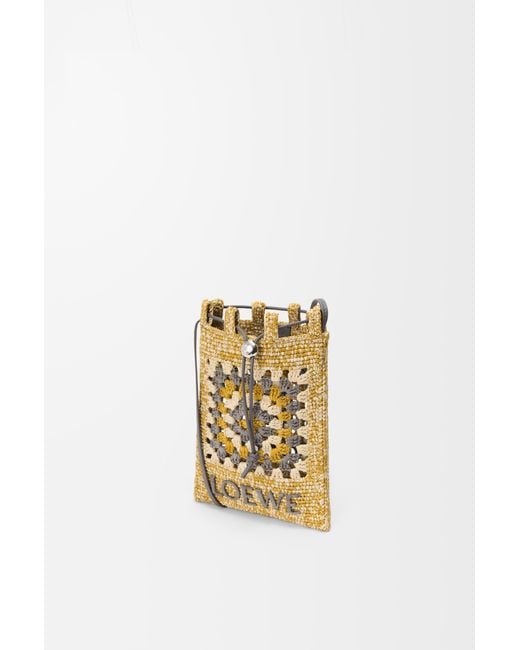 Loewe Metallic Drawstring Pocket