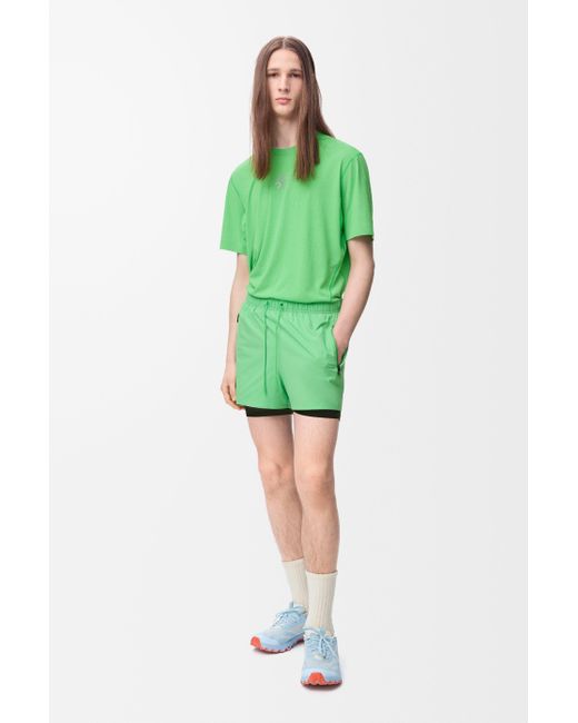 Loewe Green Performance Shorts for men