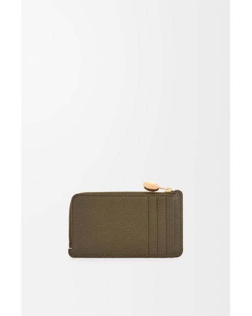 Loewe Green Pebble Coin Cardholder