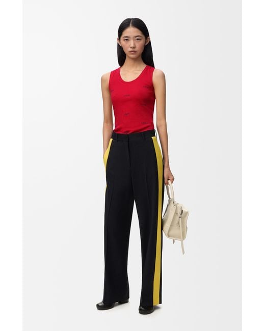 Loewe Red Tank Top With Logo