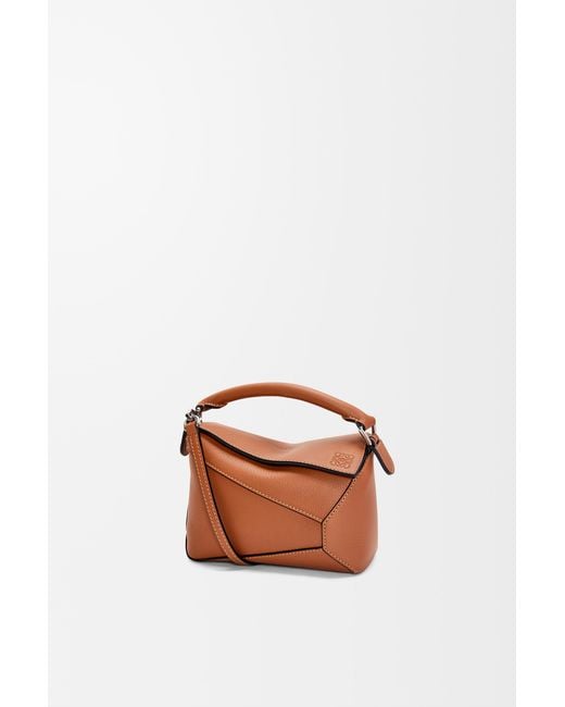 Loewe Natural Mini Puzzle Edge Bag