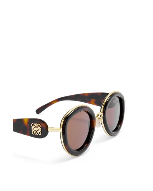 Loewe Multicolor Luxury Metal Daisy Sunglasses In Acetate In Metal For