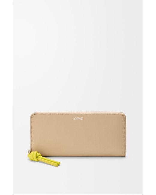 Loewe Natural Knot Zip Around Wallet