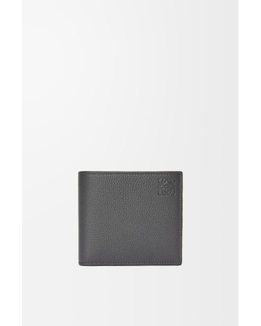 Loewe White Bifold Coin Wallet In Soft Grained Calfskin for men