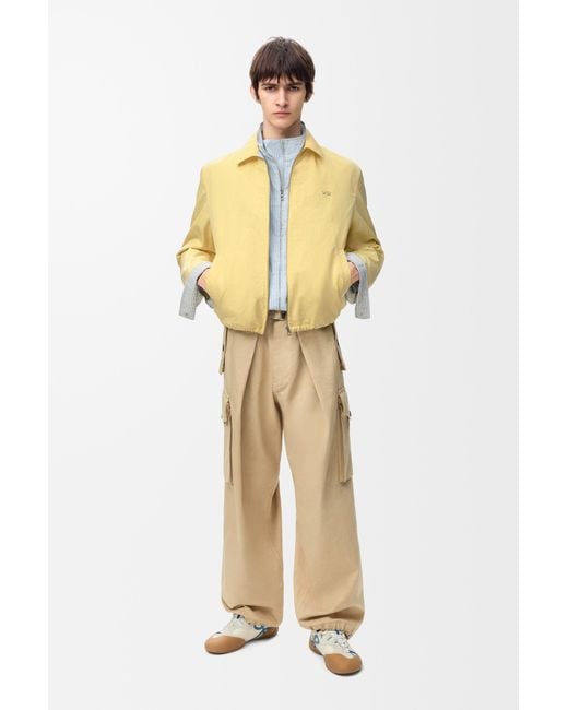 Loewe Yellow Zip-Up Jacket for men