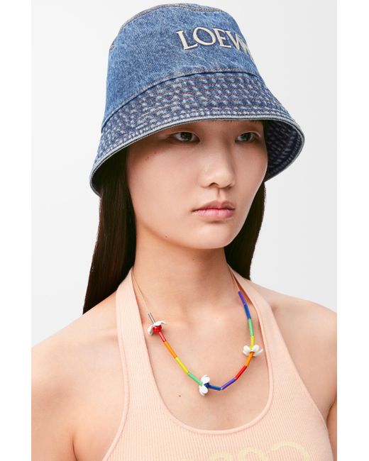 Loewe White Flor Necklace