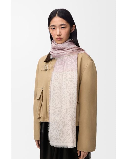 Loewe White Scarf