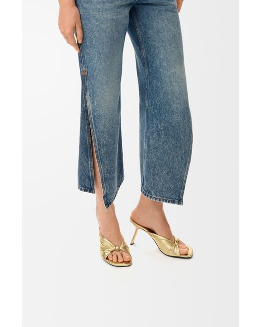 Loewe Metallic Pebble Soft Slide