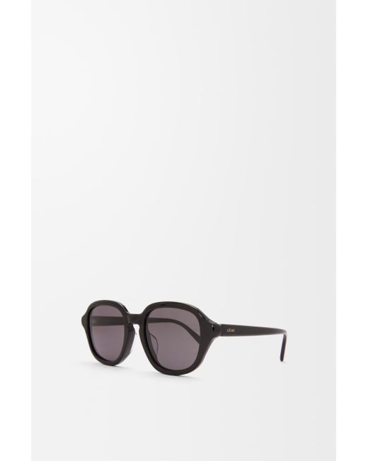 Loewe Black Alpha Slim Sunglasses Hombre for men