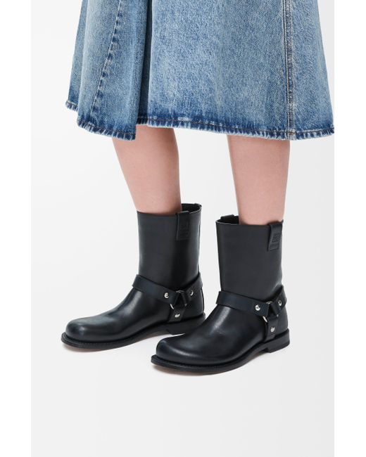 Loewe Blue Campo Biker Boot
